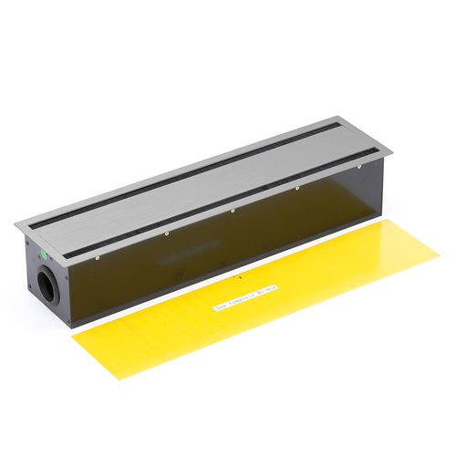 Box na káble, 605x150 mm, strieborný  - zobraziť veľký náhľad