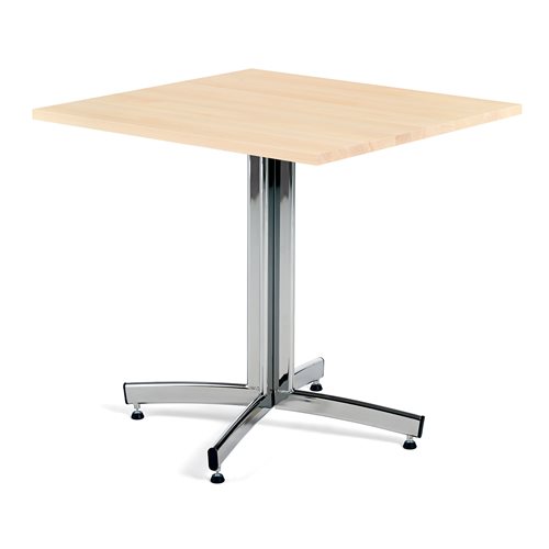 Kaviarenský stôl SANNA, 700x700x720, buk, chróm  - zobraziť veľký náhľad