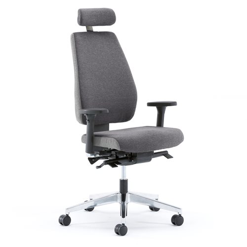 Kancelárska stolička WATFORD, šedá  - zobraziť veľký náhľad