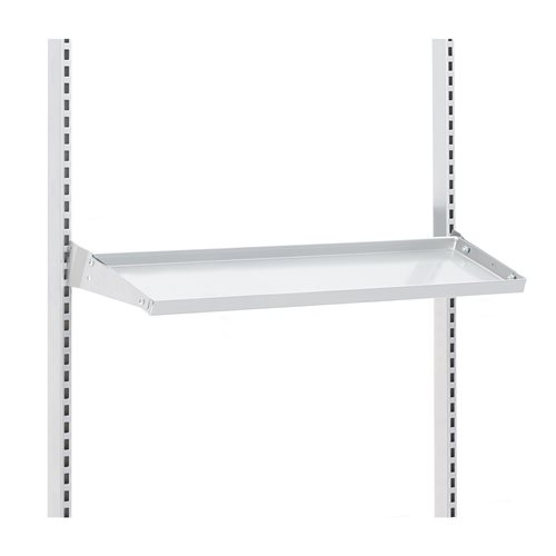 Šikmá oceľová polica k dielenskému stolu MOTION, 875x210 mm  - zobraziť veľký náhľad