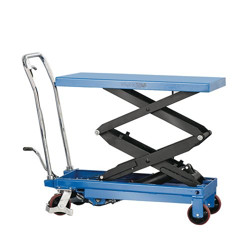 Hydraulický zdvihací stôl ACE, nosnosť 350 kg, výška 355-1300 mm  - zobraziť veľký náhľad