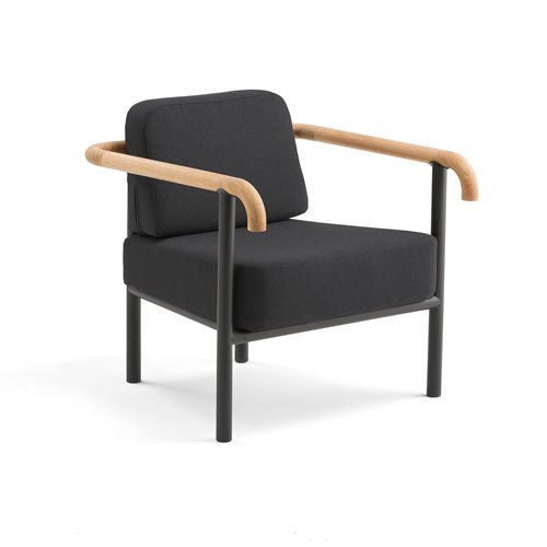 Kreslo Gunnel, tmavošedá  - zobraziť veľký náhľad