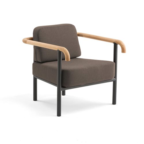 Kreslo Gunnel, svetlohnedá  - zobraziť veľký náhľad