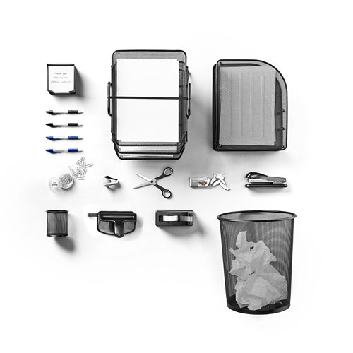 Stojan na spisy, formát A4, čierny