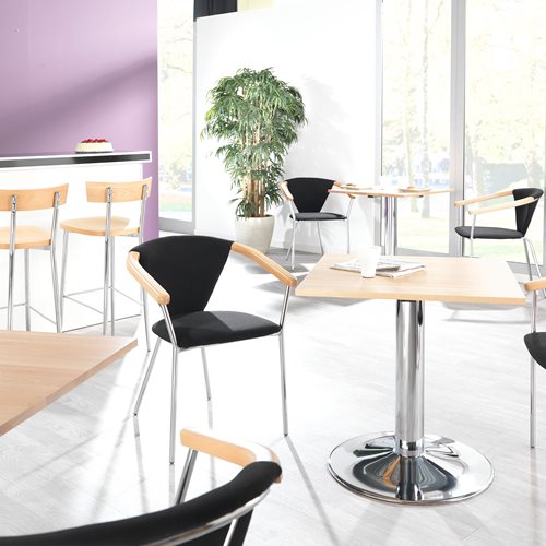 Barová stolička Edmond, chróm