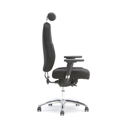 Kancelárska stolička Rugby, čierna