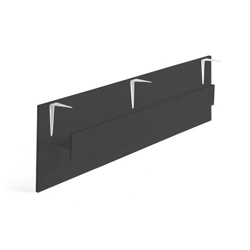Predný panel pre stôl Modulus, 1700x500 mm, čierna