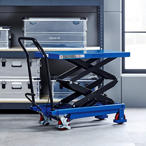 Hydraulický zdvihací stôl ACE, nosnosť 350 kg, výška 355-1300 mm