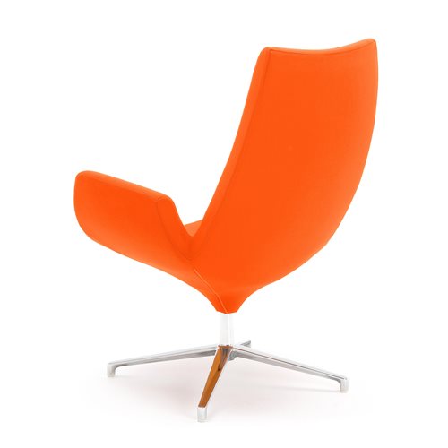 Moderné kreslo Echo, oranžová