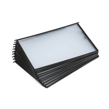 Listovacie rámiky A4, 10 Ks v balení, čierna