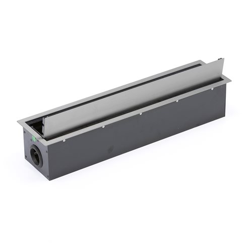 Box na káble, 605x150 mm, strieborný