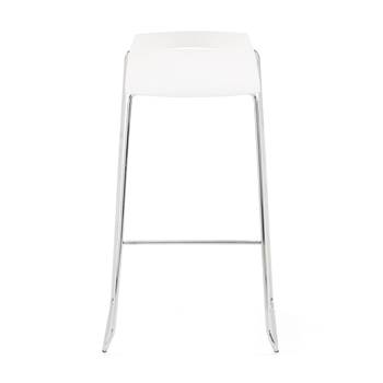 Barová stolička MEMPHIS, biela