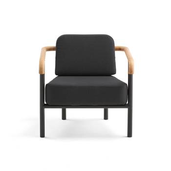 Kreslo Gunnel, tmavošedá