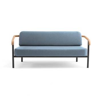 Pohovka Gunnel, 3 miestna, svetlá modrošedá