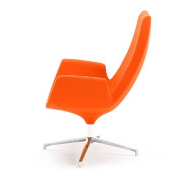 Moderné kreslo Echo, oranžová