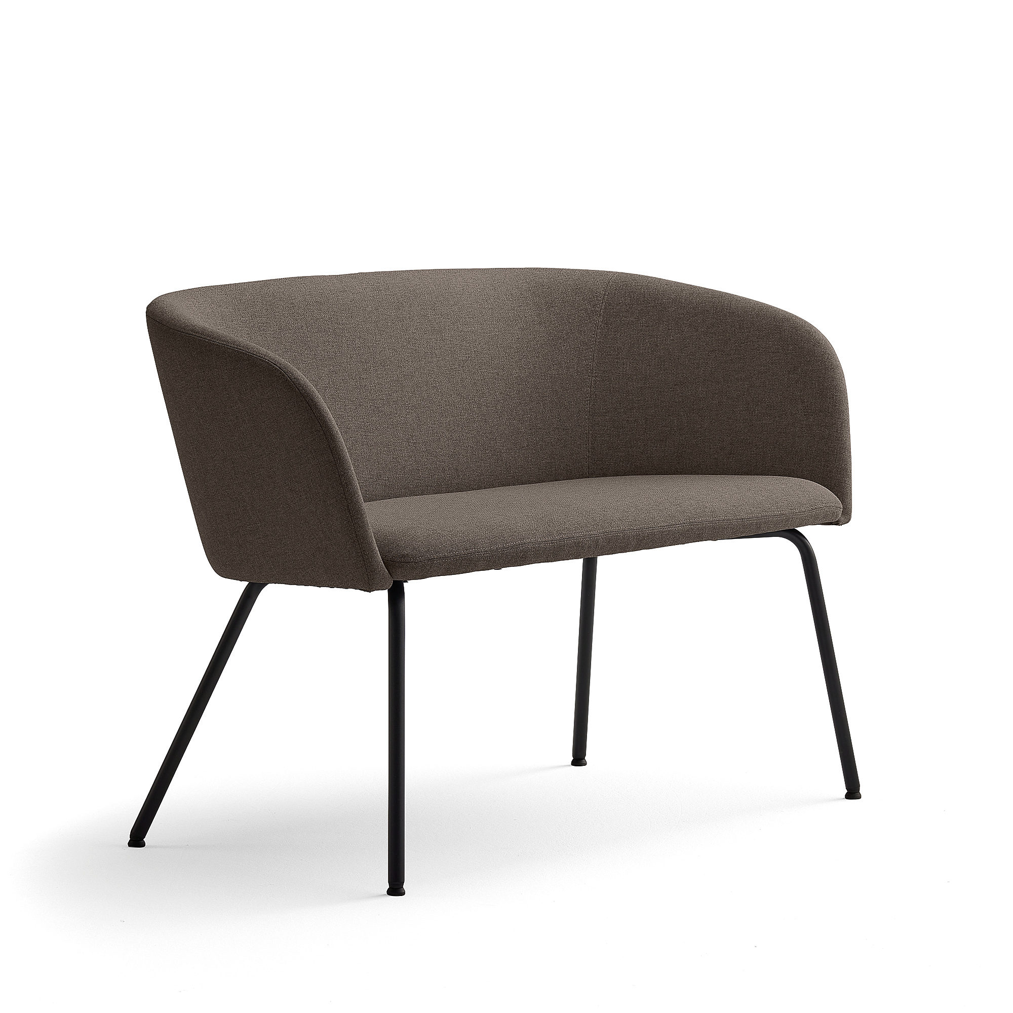 Pohovka JOY, čierna, hnedá