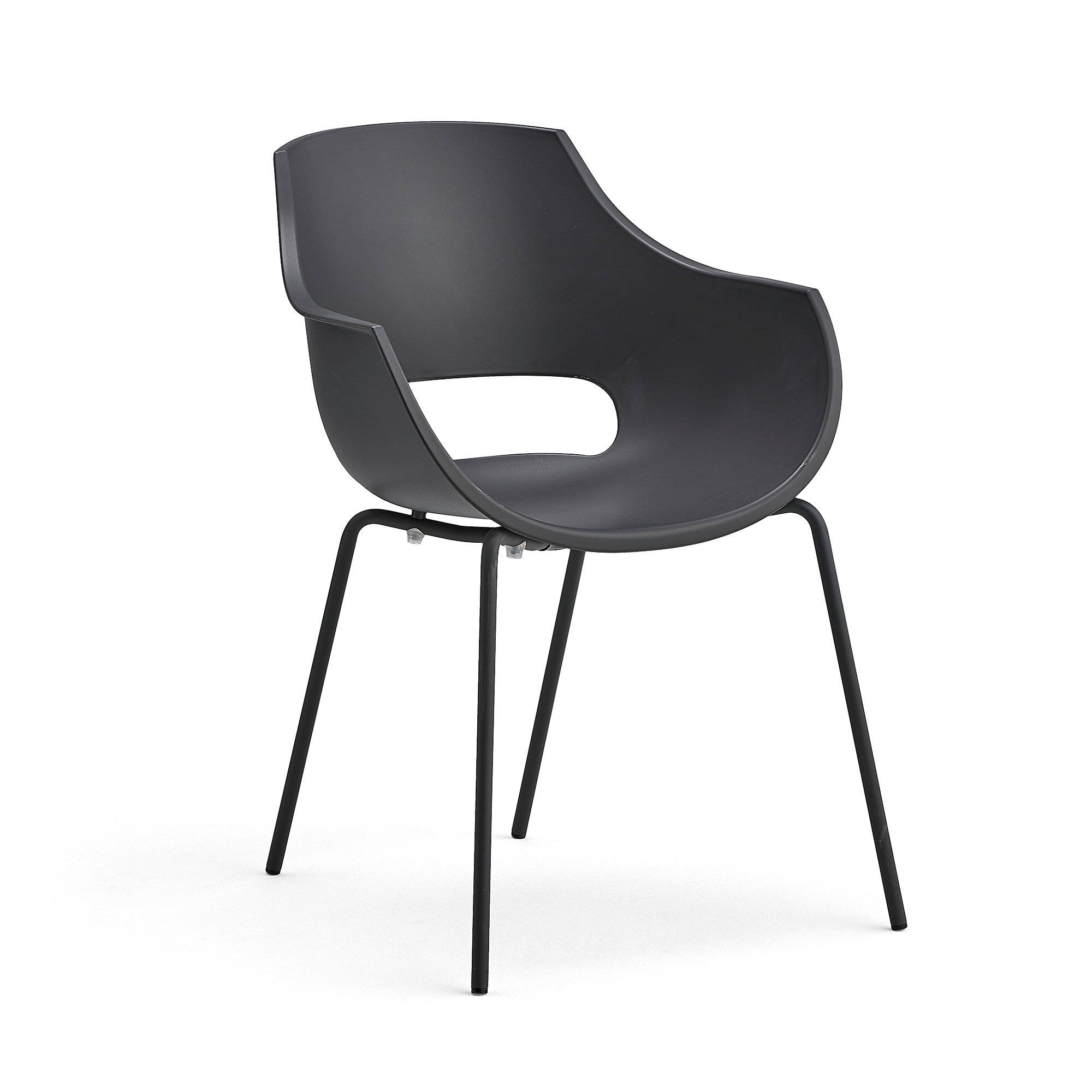 Stolička RIVER, antracit