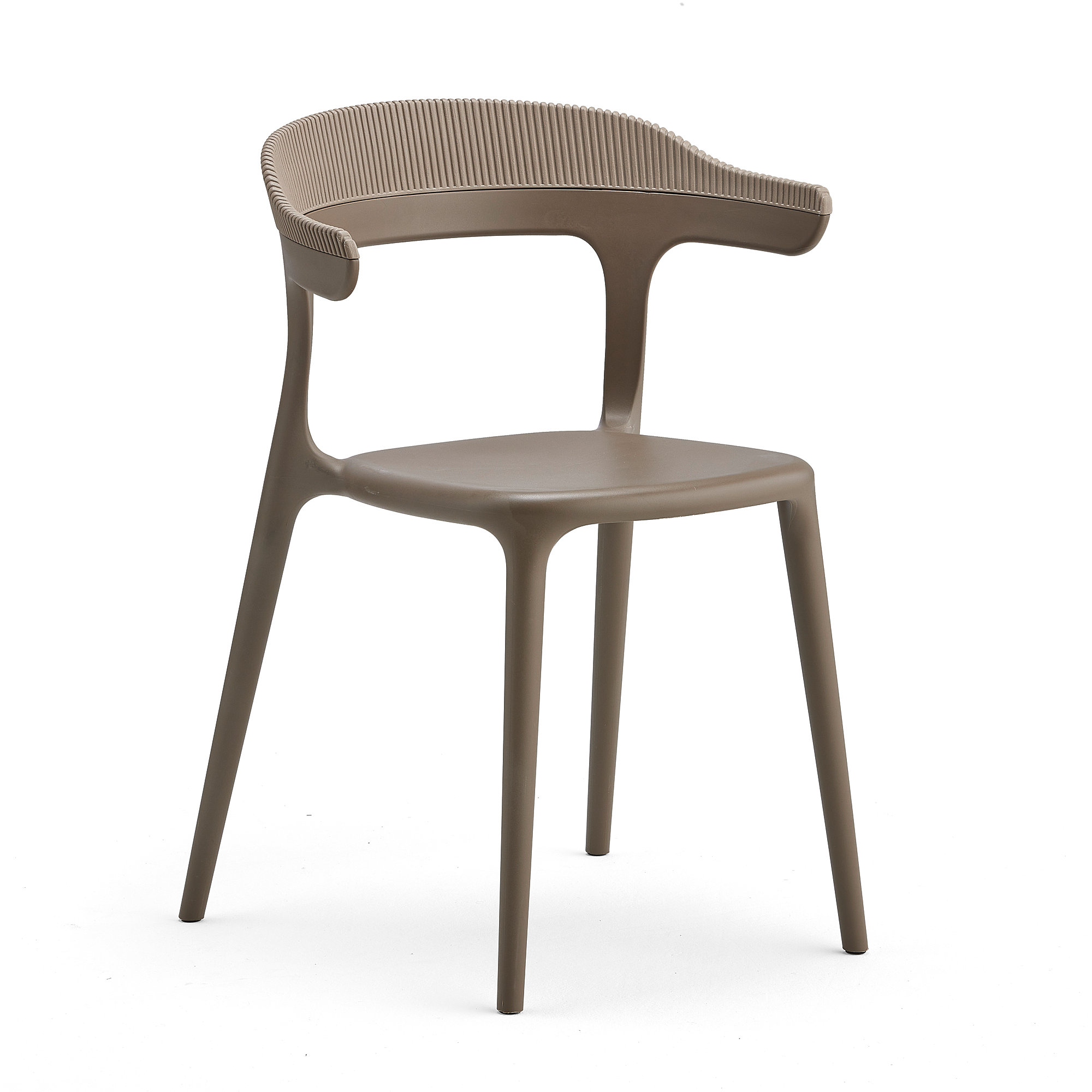 Stolička CREEK, šedohnedá