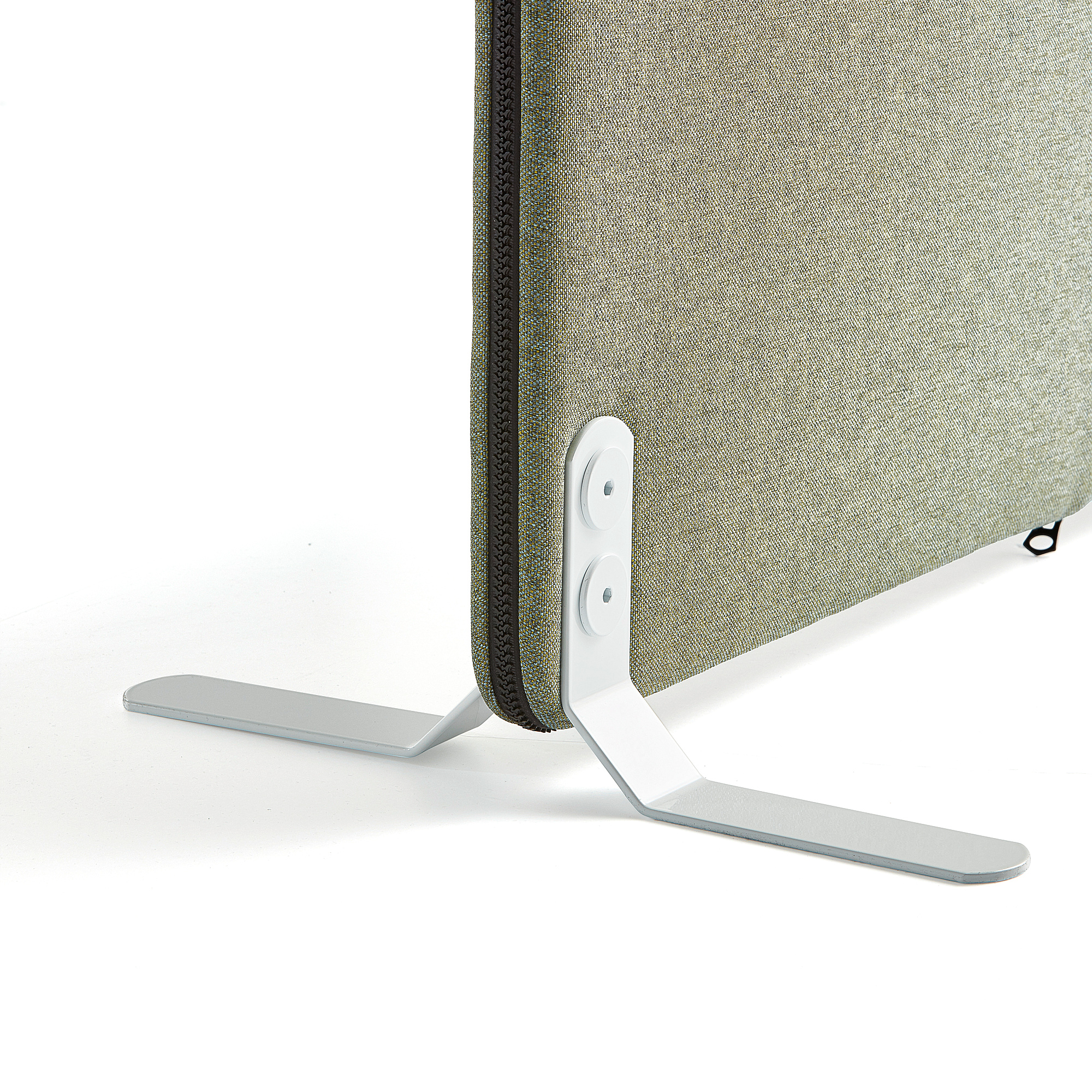 Nohy k paravánom ZIP, biele  - zobraziť veľký náhľad