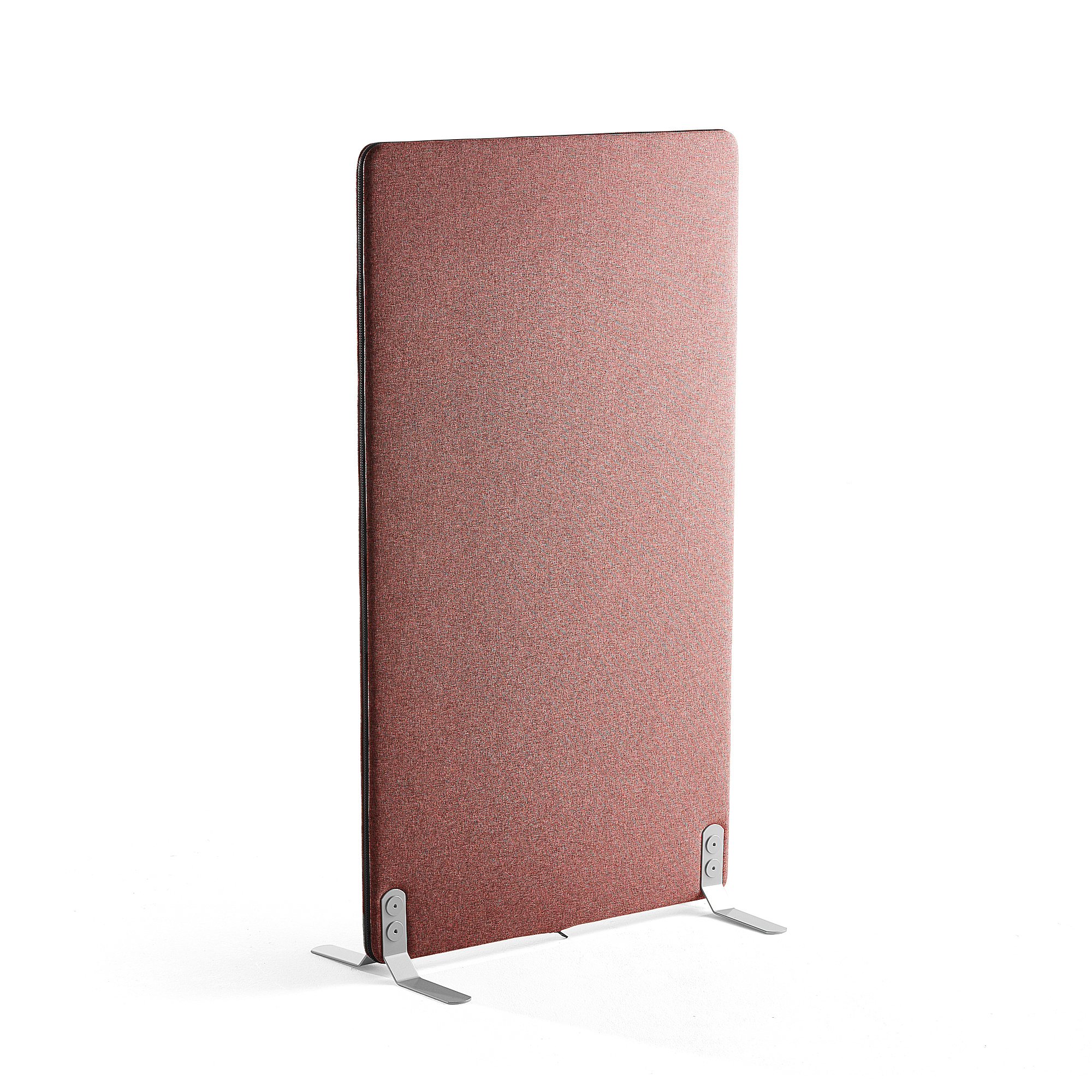 Paraván ZIP RIVET, 800x1400 mm, tehlová, čierny zips  - zobraziť veľký náhľad