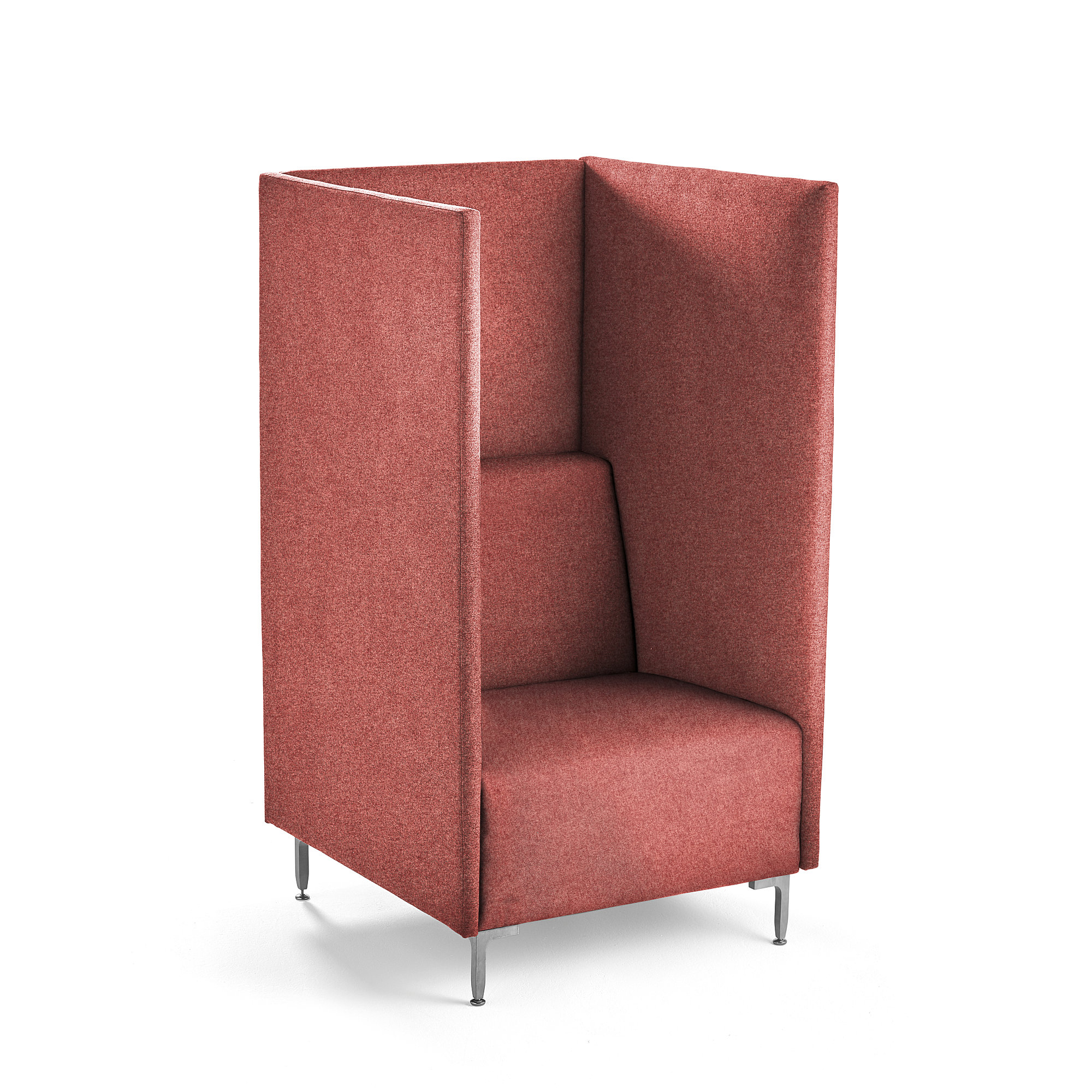 Akustické kreslo Hush, červené  - zobraziť veľký náhľad