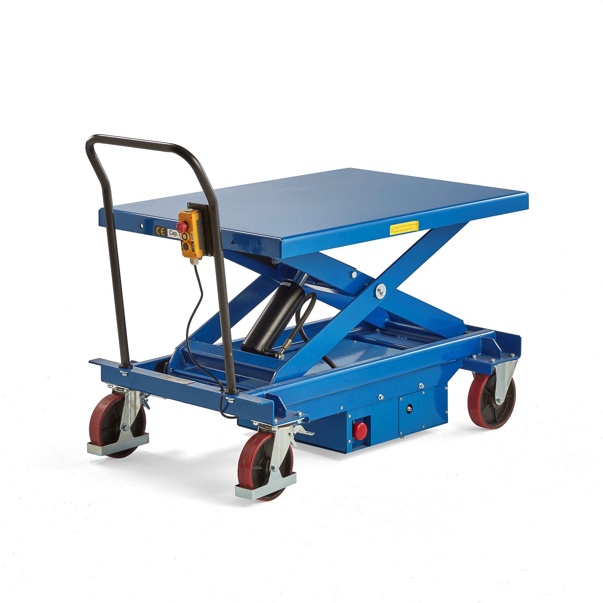 Elekrický zdvíhací vozík TURBO, 1000 kg, 1200x800 mm