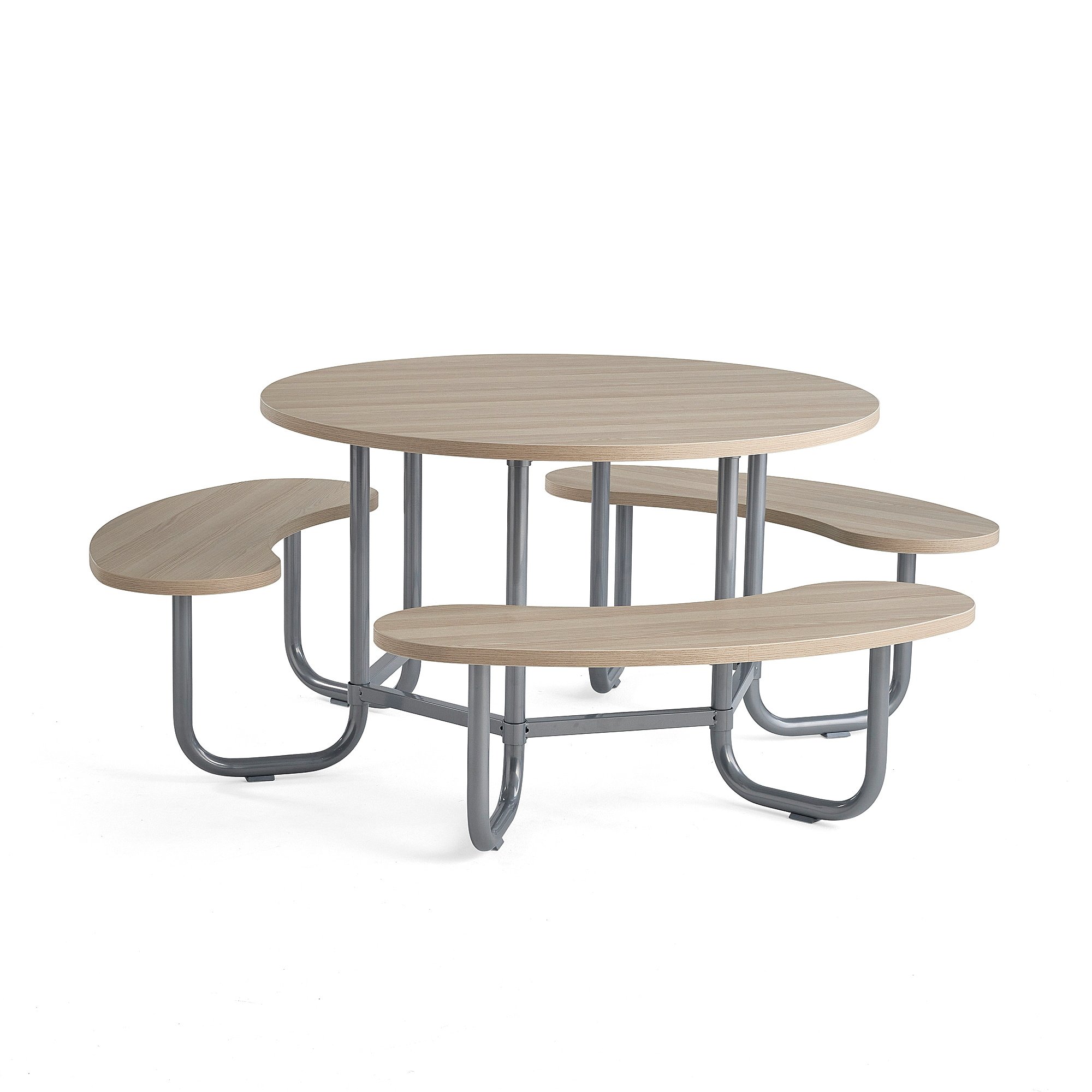 Sedenie do jedálne OCTO, jaseň, strieborný rám