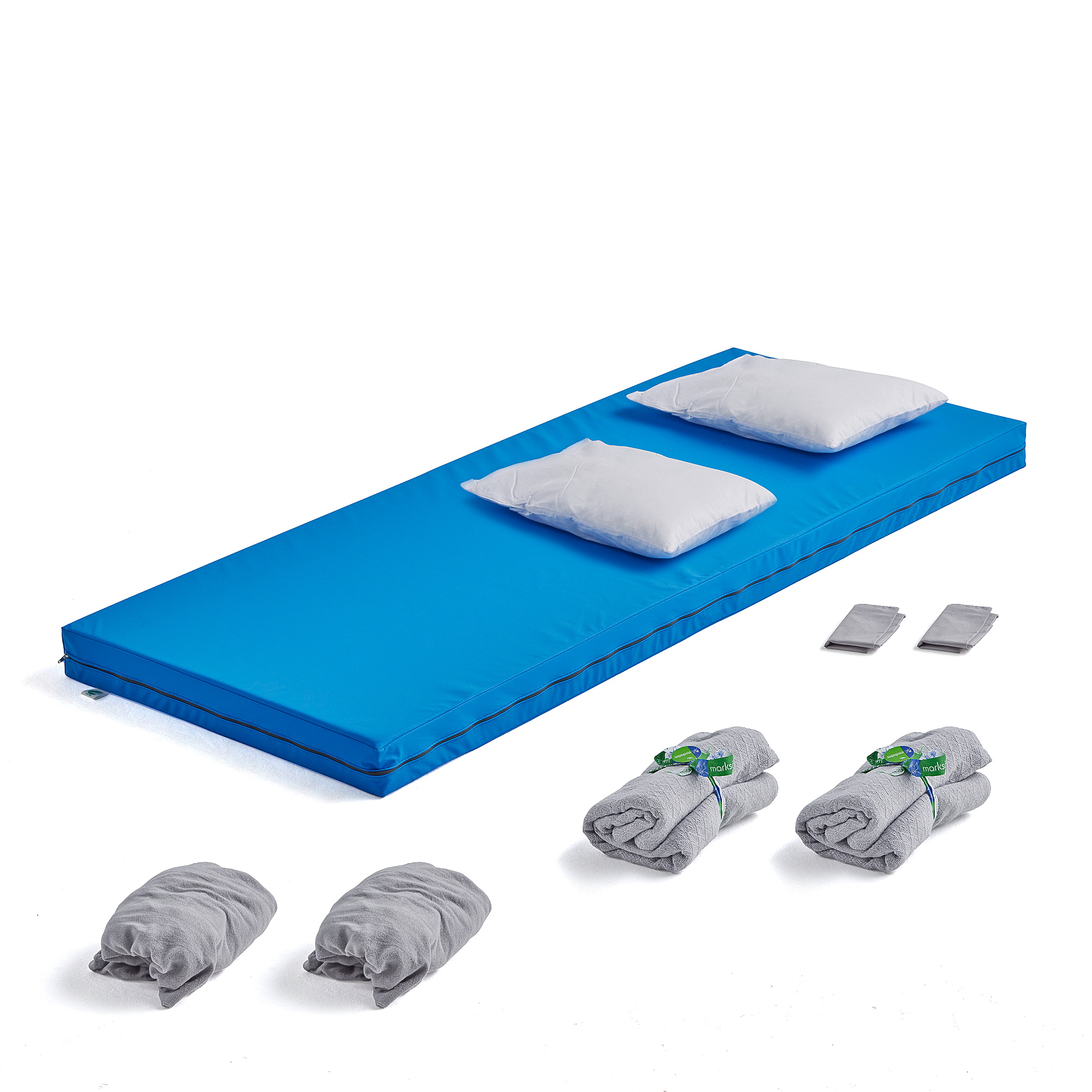 Set posteľnej bielizne a matraca EXTRA, polyesterové vlákno, šedá