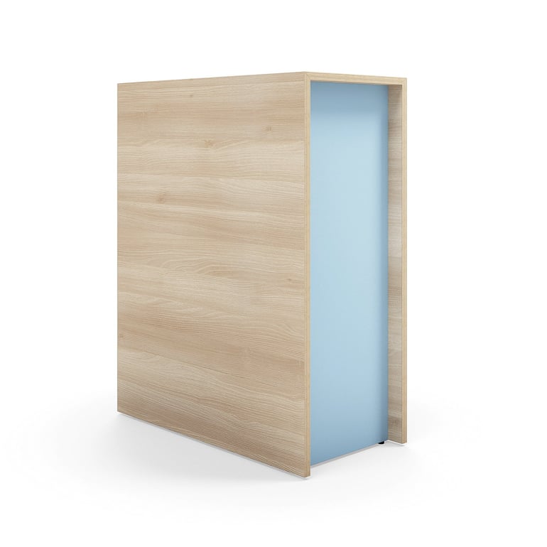 Stupňovité sedenie TOGETHER, 1000x800x400 mm, jaseň, sky blue