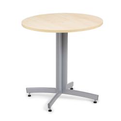 Jedálenský stôl SANNA, okrúhly Ø 700 x V 720 mm, breza / šedá