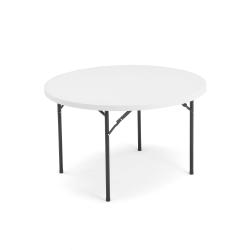 Skladací stôl MIKA, Ø1220 mm, plast