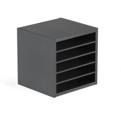 Zakladač MODULUS, 5 priečinkov, čierna