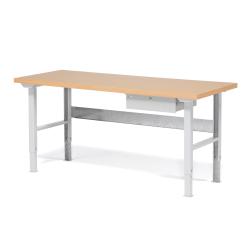 Dielenský stôl Robust so zásuvkou, 2000x800 mm