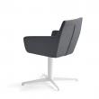Konferenčná stolička Fairview, biela, antracit