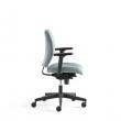 Kancelárska stolička LANCASTER, nízke operadlo, modrošedá